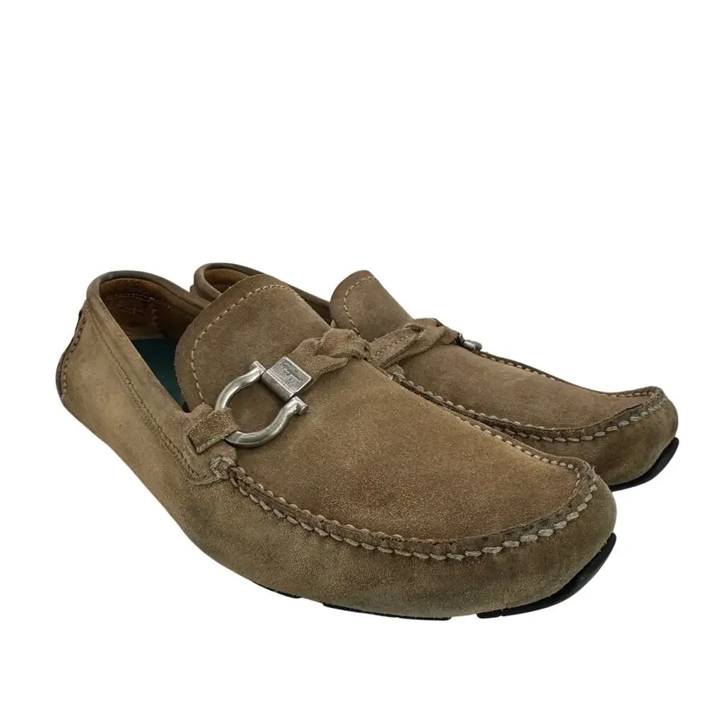 Salvatore Ferragamo driving suede from
